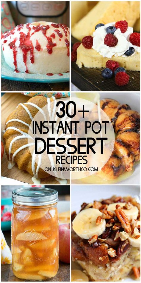 Instant Pot Dessert Recipes, Instant Pot Dessert, Pressure Cooker Desserts, Quick Cheesecake, Brownies Cake, Slow Cooker Recipes Dessert, Pot Cakes, Recipes Instant Pot, Savory Dinner