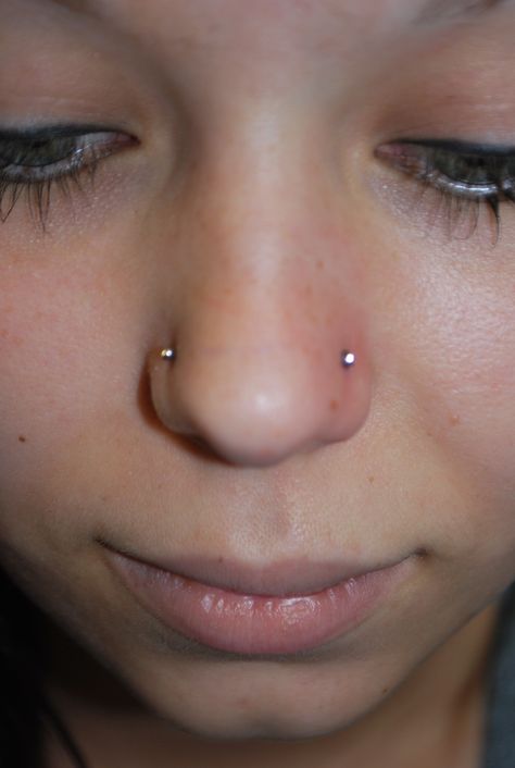 Nose Piercing Two Sides, Double Nostril Piercing Both Sides, Both Nostrils Pierced, Nostril Piercing Stud, Nose Piercing Double, Double Nostril, Double Nostril Piercing, High Nostril Piercing, Double Nose Piercing