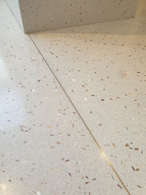 Terrazo Floor Kitchen, Terrazzo Lobby, Terrazzo Flooring Design, Terrazzo Floor Kitchen, Terrazzo Flooring Kitchen, Terrazzo Kitchen Floor, Terrazzo Interior Design, Terrazzo Floor Design, White Terrazzo Floor