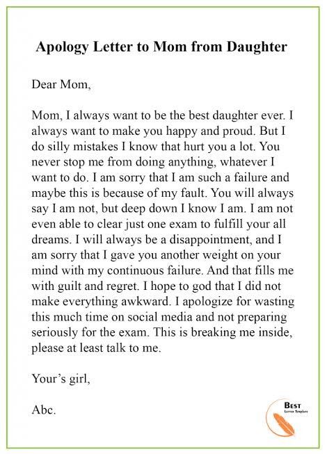 Apology Letters To Mom, Happy Birthday Mom Letter From Daughter, I Am Sorry Mom Quotes, Paragraphs To Send To Your Mom, Mother’s Day Essay, Apology To Mom, Note To Parents From Daughter, Mom Paragraphs From Daughter, Letter For Mother From Daughter