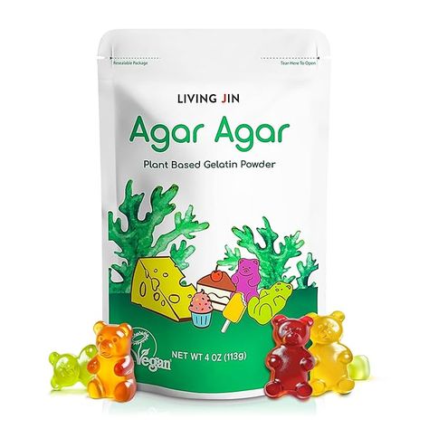 🌱 VEGAN: Agar Agar powder is a plant-based gelling, thickening, stabilizing, and emulsifying agent made from 100% natural Red Seaweed. 
🌱 HEALTHY: Agar Agar powder is high in dietary fiber and rich in calcium, iron, and vitamins
🌱 USAGE: 1 tablespoon of our Agar Agar powder is equivalent to 6 to 8 tablespoons of Gelatin powder. It's perfect for making confectionery, cheese, custard, ice cream, jam, jelly, marshmallows, soup, yogurt, dog treats, and even vegan facial masks and agar plates. Halal Desserts, Agar Agar Powder, Russian Pastries, Nestle Coffee Mate, Edible Cups, Dessert Shots, Strawberry Jello, Layered Desserts, Natural Toothpaste