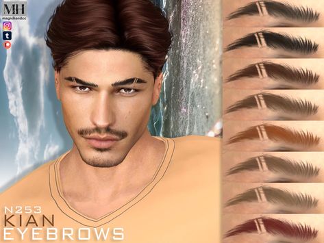 Sims 4 Cc Hair Eyebrows, Sims 4 Cc Black Eyebrows, Sims 4 Men Lashes, The Sims 4 Cc Men Eyebrows, Sims Cc Male Eyebrows, Sims 4cc Eyebrows, Sims 4 Mens Eyebrows, Sims 4 Realistic Eyebrows, Sims 4 Cc Guys Face