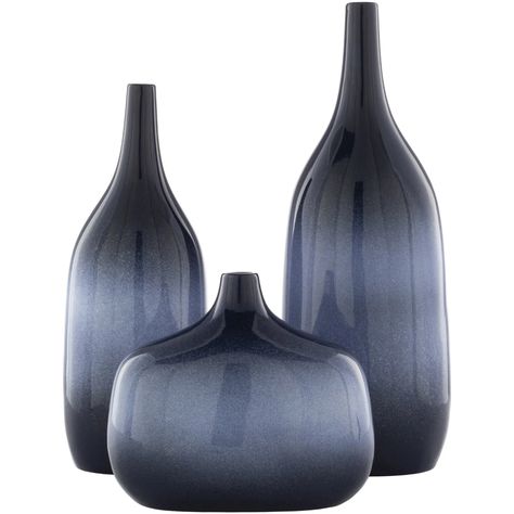 Sparta Vase Set in Various Colors – BURKE DECOR Outdoor Vases, Blue Vases, Surya Rugs, Decor Pillows, Table Vase, Blue Vase, Table Vases, Ceramic Vases, Vase Set