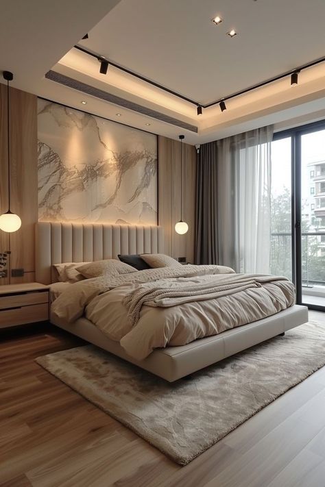 Beige Bedroom Paint, Bedroom Paint Design, Bedroom Atmosphere, Modern Luxury Bedroom, Beige Bedroom, Luxury Bedroom Master, Bedroom Bed Design, Design Hotel, Bedroom Refresh