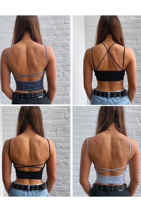 Backless Tops Summer Backless Top, Backless Top Outfit, Low Back Top, Backless Outfit, Backless Halter Top, Perfect Posture, Backless Top, Types Of Women, Types Of Dresses