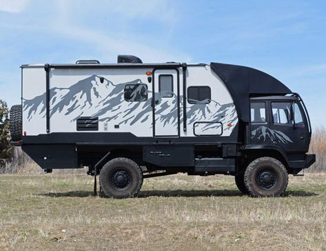 Offroad Cars, 4x4 Camping, Off Road Rv, Travelling Ideas, 6x6 Truck, Rv Motorhomes, Overland Trailer, Overland Truck, Custom Campers