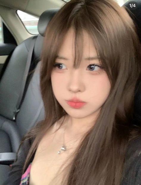 Tea Hair Color, Milk Tea Hair Color, Brown Hair Korean, Celebrity Endorsement, Brown Hair Inspiration, Ulzzang Short Hair, Pelo Cafe, Korean Hair Color, Hair Inspiration Long