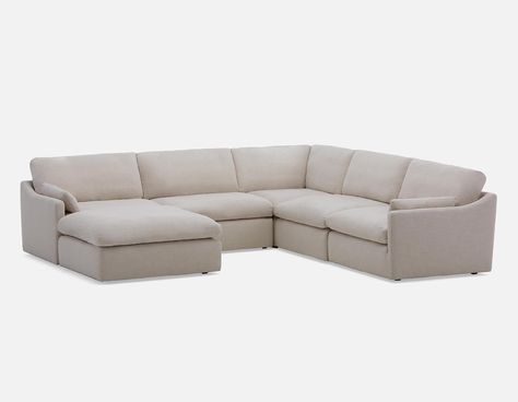 Power Reclining Sectional Sofa, Living Room Basement, Inside A House, Sectional Sofa With Recliner, Basement Family Room, Leather Sectional Sofa, Comfy Couch, Organization Decor, Modular Sectional Sofa