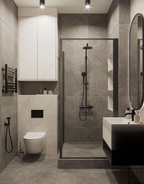 Washroom Tiles Design, Minimalist Toilets, Makeover Kamar Mandi, Bathroom Layout Plans, Bathroom Redecorating, Toilet And Bathroom Design, Bilik Air, Small Bathroom Layout, Small Bathroom Interior