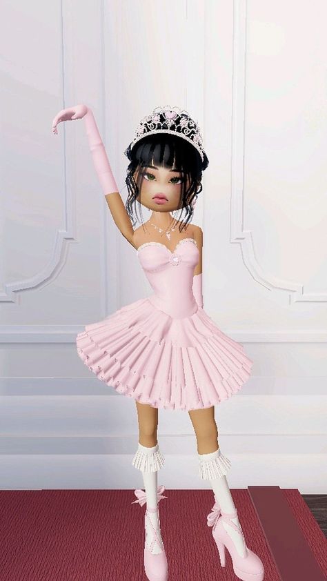 Arcade Dress To Impress Roblox Game, Dress To Impress Outfits Roblox Game Theme Douyin, Dress To Impress Me In Ten Years, Dti Fits Ballerina, Dance Dress To Impress, Dress To Impress Theme Ballerina, Ballerina Dti Outfit, Dress To Impress Ballerina Theme, Ballerina Outfit Dress To Impress