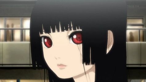 Vibe Anime Pfp, Hell Girl Jigoku Shoujo, Yuuko Ichihara, Jigoku Shōjo, Hime Cut, Fairy Drawings, Hell Girl, All Anime Characters, Korean Anime