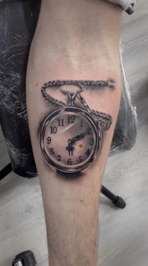 Stop Watch Tattoo Designs, Stop Watch Tattoo, Fma Tattoo, Staircase Tattoo, Tattoo Clock, Pocket Watch Tattoo Design, Celtic Tattoo Symbols, Watch Tattoo Design, Pocket Watch Tattoos