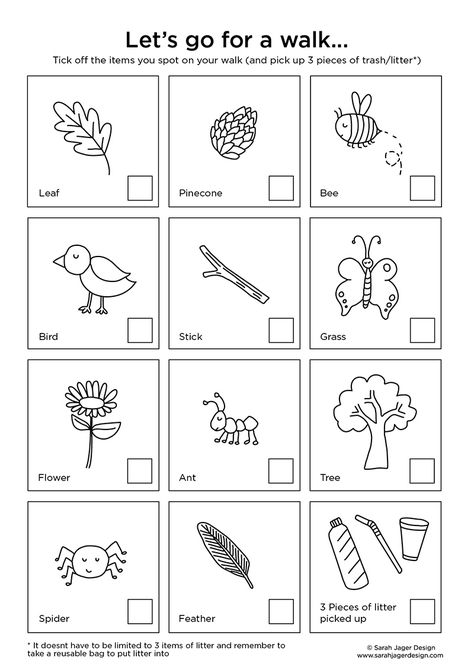 A free printable download with a nature walk activity Nature Walk Printable Free, Nature, Montessori, Nature Walk Checklist Free Printable, Nature Walk Observation Sheet, Outdoor Language Activities, Things To Find On A Nature Walk, Nature Walk Activities For Toddlers, Nature Camp Activities