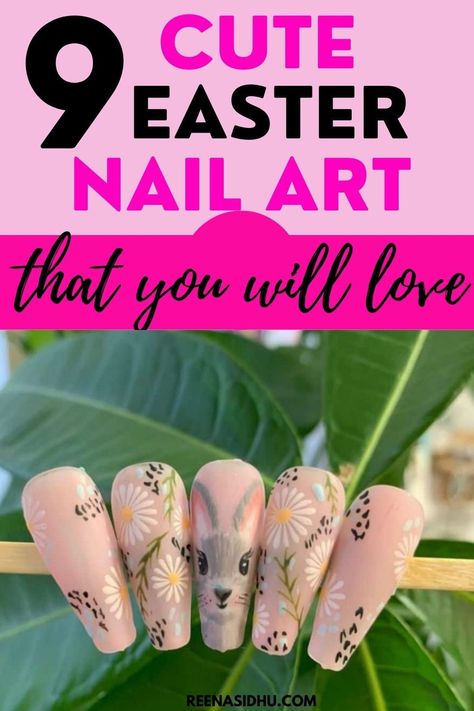 Easter is celebrated in spring. If you are looking for cute Easter nail art ideas then you are at the right place. #cutenailart #gorgeousnailart Easter Classy Nails, Easter Bunny Nails Design, Fun Easter Nails, Easter Nails 2024, Elegant Easter Nails, Easter Inspired Nails, Easter Bunny Nail Art, Easter Acrylic Nails, Nails Art Tutorial