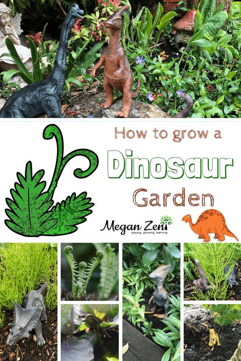 How To Build A Dinosaur Garden Dino Garden, Pretend City, Build A Dinosaur, Dinosaur Garden, Dinosaurs Preschool, Dinosaur Play, Fairy Garden Ideas, Children's Garden, Outdoor Classroom