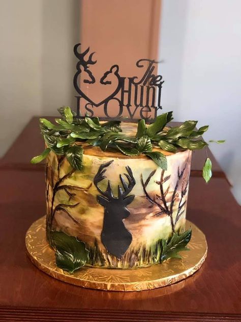 Camo Birthday Cake For Men, Hunting Birthday Cakes For Men Hunters, Camo Hunting Cake, Hunter Theme Cake, Hunting Theme Grooms Cake, Grooms Hunting Cake Ideas, Deer Hunting Cakes For Men, Camo Cakes For Men, The Hunt Is Over Cake