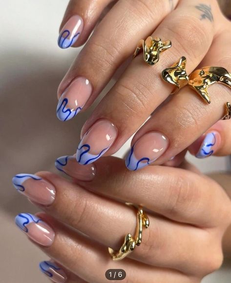 Oval Acrylic Nails, Oval Nails Designs, Bday Nails, Nail Tip Designs, Nature Tattoo, Short Press On Nails, Hello Nails, Simple Gel Nails, Girly Acrylic Nails