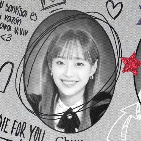 Kpop Yearbook, Chuu Loona Icon, Loona Icon, Chuu Loona, People Icon, Yearbook Photos, Burn Book, Words To Describe, Yearbook