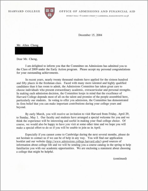 Here's the successful admissions letter I received applying Early Action to Harvard. With Harvard's acceptance rate of 5%, only the lucky few get to see this. Mit University Acceptance Letter, Harvard Admissions Letter, Pa School Acceptance Announcement, Harvard University Acceptance Letter, Yale Business School, Columbia Acceptance Letter, Yale Acceptance Letter, Columbia University Acceptance Letter, Harvard Diploma