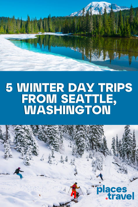 Seattle Winter, Day Trips From Seattle, Winter Travel Destinations, Washington Hikes, Winter Road, The Pacific Northwest, Road Trip Usa, Winter Travel, Seattle Washington