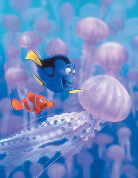 "I shall call him Squishy and he shall be mine. And he shall be my Squishy!" Finding Nemo Poster, Nemo Wallpaper, Dory Just Keep Swimming, Nemo And Dory, Dory Nemo, Finding Nemo 2003, Disney Finding Nemo, Jessie Toy Story, Disney Things