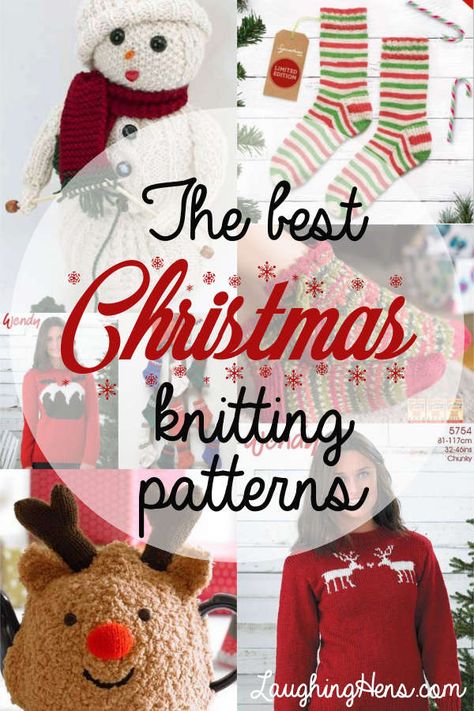 The best Christmas knitting patterns Free Christmas Knitting Patterns, Free Childrens Knitting Patterns, Christmas Knitting Projects, Knit Christmas Ornaments, Knitted Christmas Decorations, Christmas Knitting Patterns Free, Knitted Toys Free Patterns, Cable Knitting Patterns, Animal Knitting Patterns