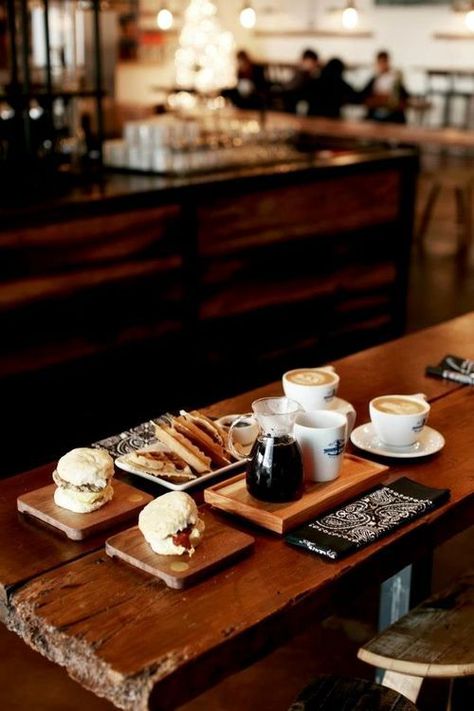 Pastry and Handbrewed Coffee presentation Design Café, Cups Of Coffee, Cafe Bistro, Coffee Shop Design, Bakery Cafe, Restaurant Interior Design, Skagen, Coffee Cafe, Cafe Interior