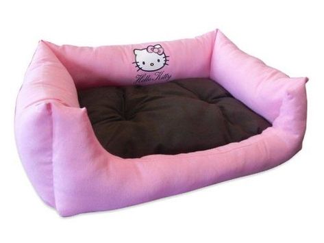 Bed Hello Kitty, Pet Regression, Future Bedroom Ideas, White French Bulldogs, Pet Spaces, Bff Birthday Gift, Princess Dog, Puppies And Kitties, Hello Kitty Items