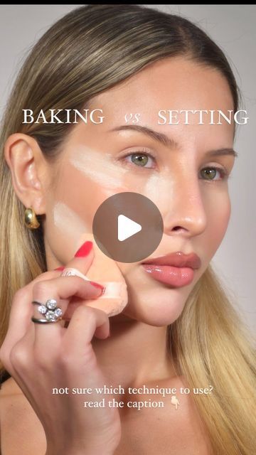 LETIZIA MARCONDES on Instagram: "baking vs setting ✨

both baking and setting involve using setting powder in your makeup routine, but they serve different purposes and have different application techniques. here’s a breakdown of the key differences:

Setting:
🤍 Goal: Controls shine and helps makeup last longer.
🤍 Technique: A light layer of setting powder is applied all over the face, focusing on areas prone to oiliness like the T-zone (forehead, nose, and chin).
🤍 Benefits: Reduces shine, extends makeup wear time, provides a smoother and more matte finish.
🤍 Suitable for: All skin types.

Baking:
🤍 Goal: Creates a high-coverage, ultra-matte finish, for a flawless, sculpted look.
🤍 Technique: A generous amount of setting powder is applied under the eyes. The powder sits for a few mi Baking Makeup, Combination Skin, Setting Powder, Makeup Routine, Wrinkles, Makeup Yourself, Skin Types, Concealer, Makeup Tips