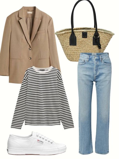 City Break Outfit Summer, What To Wear In Paris, City Break Outfit, Minimal Chic Style, Spring Summer Capsule Wardrobe, Trainers Outfit, Winter Capsule Wardrobe, Twill Jacket, Four Days