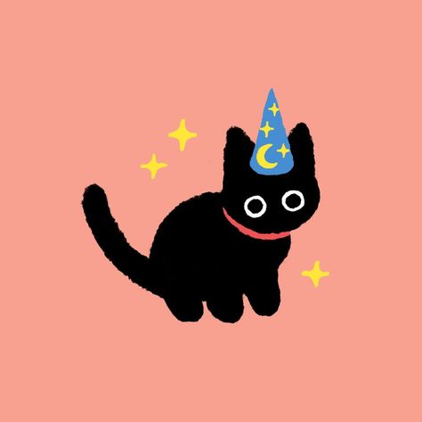 fruitblush 🎋🎐 on Twitter: "lilcat becomes wizard… " Magic Cat, A Black Cat, Wizard, A Black, Black Cat, Blush, Fruit, On Twitter, Stars