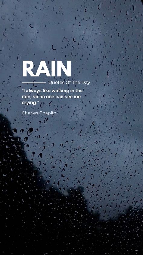 About Rain Quotes, Nature And Rain Quotes, Rain Poetry In English, Rain Thoughts Quotes, Rain Cartoon Aesthetic, Rain Captions Rainy Days, Gloomy Day Captions, Rain Pics Nature, Rain Drops Quotes