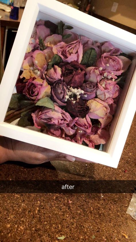 Dried Roses & Shadow box Shadow Box Roses Dried Flowers, What To Do With Dry Roses Ideas, Dried Roses Ideas, Dried Flowers Diy, Dreamy Decor, Dried Roses, Drying Roses, Medical Facts, Box Roses