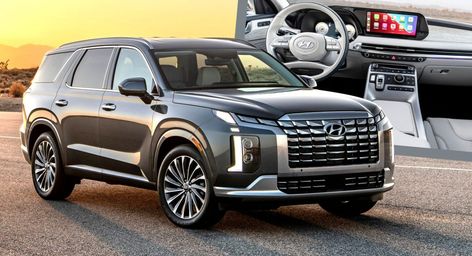 The refresh of Hyundai's three-row SUV brings about subtle enhancements to an already great package . 2023 Hyundai Palisade, Hybrid Cars, Hyundai Palisade, Full Size Suv, Hyundai Motor, New Hyundai, K Wallpaper, Suv Cars, Cute Cat Wallpaper