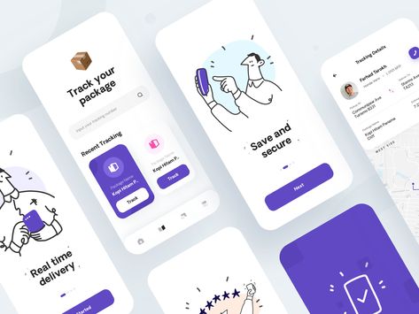 Ux Design Mobile, Mobile Ui Patterns, Tracking App, App Design Inspiration, Mobile Banking, Application Design, User Experience Design, Web Layout Design, Travel App