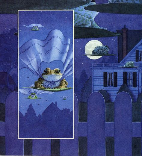 David Weisner, David Wiesner, Storybook Land, Laundry Line, Illustration Children, Night Illustration, Pond Life, Collections Of Objects, Library Lessons