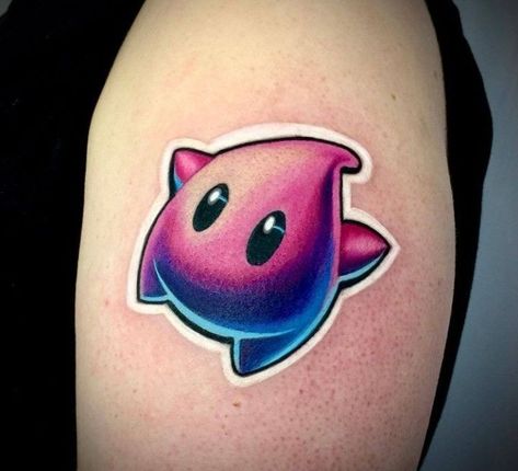 Fancy Tattoo For Boy, Fancy Tattoo, Mario Tattoo, Feminine Skull Tattoos, Pop Art Tattoos, Petit Tattoo, Flame Tattoos, Marvel Tattoos, Different Tattoos