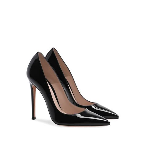 Black Stilleto Heels, Black Stilletos, Gianvito Rossi Heels, Hak Tinggi, Black Stiletto Heels, Dr Shoes, Black Patent Leather Pumps, Jimmy Choo Heels, Black Pumps Heels