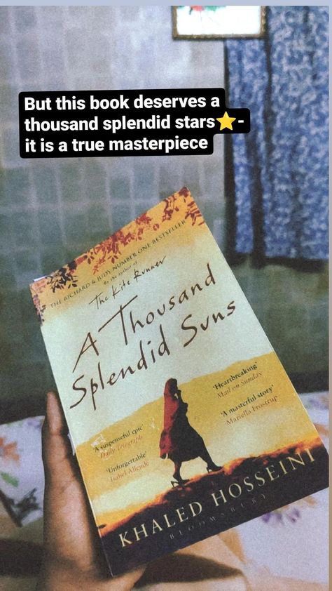 A thousand splendid suns by Khaled Hosseini Saddest Books, A Thousand Splendid Suns, The Kite Runner, Khaled Hosseini, Number One, Reading, Book Cover, Books, Quick Saves