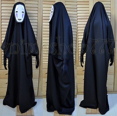 No Face Costume, Studio Ghibli Party, Chihiro Cosplay, Pretty Halloween, Anime Halloween, Halloween 2016, Cosplay Diy, No Face, Cute Costumes