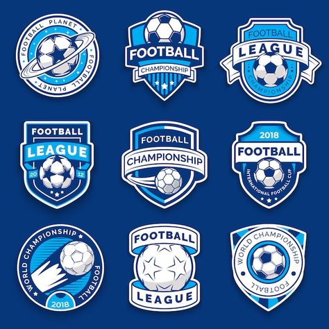 Futsal Logo, Football Logo Design, Emblem Design, Sports Badge, Soccer Logo, Sports Logo Design, Sport Poster Design, Soccer Goal, Sport Logo