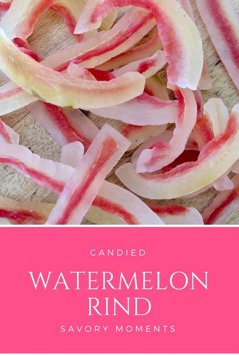 Transform your leftover watermelon rinds into a delectable treat with this Sweetened Watermelon Peel Delight. Perfect for those who love to experiment in the kitchen, this recipe turns what is often discarded into a sweet and tangy snack. With a hint of citrus and a touch of sugar, these candied peels are a delightful surprise that will impress your taste buds and reduce food waste. Ideal for summer gatherings or as a unique homemade gift, this treat is both eco-friendly and delicious. Give your watermelon a second life and enjoy a burst of unexpected flavor. Candied Watermelon, Watermelon Rind Recipes, Candied Fruit Recipes, Pickled Watermelon Rind, Grill Dessert, Watermelon Rind, Candy Recipes Homemade, Watermelon Recipes, Candied Fruit