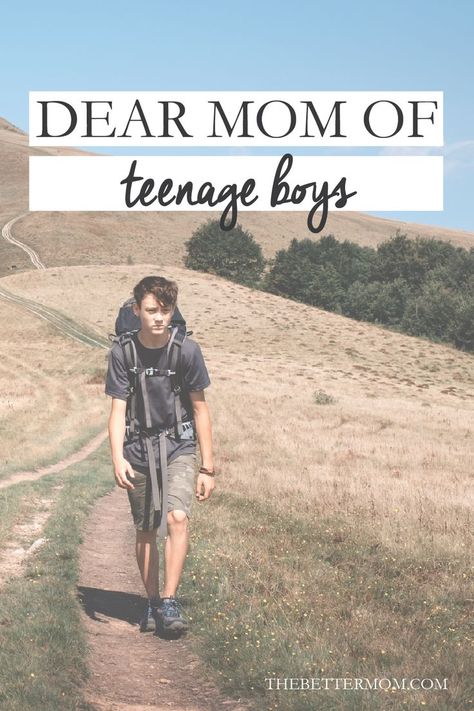 Are you raising teenage boys? Moms, we’ve got you- with heartfelt encouragement from other moms right where you’re at, and sage wisdom to help you make it through this season.