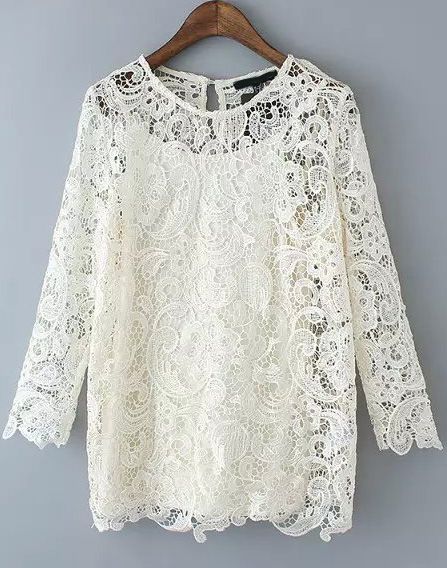 Pizza Bianca, Net Dress, Modest Dresses Casual, White Lace Blouse, Casual Lace, Beautiful Blouses, Lace Shirt, Modest Dresses, Sheer Lace