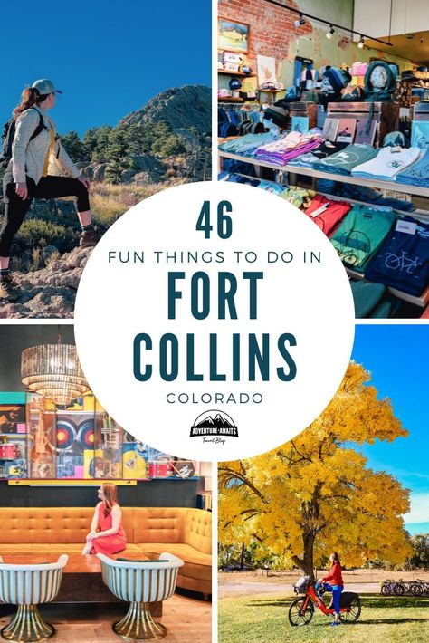 Are you looking for fun things to do in Fort Collins? Here is your guide to 46 activities you don't want to miss while visiting Fort Collins! Ft Collins Colorado Things To Do, Things To Do In Fort Collins Colorado, Fort Collins Colorado Things To Do, Ft Collins Colorado, Travel Colorado, Weekend Getaways For Couples, Road Trip To Colorado, Colorado Living, Girls Trips