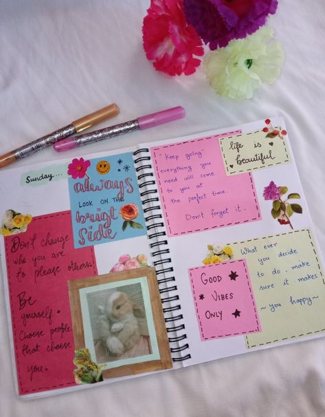 Autograph Diary Ideas, Dairy Design Ideas Journal, Beautiful Diary Ideas, General Diary Ideas, Diaries Decoration Ideas, Best Friend Diary Journals, Cute Aesthetic Diary Ideas, New Diary Ideas, Cute Diary Decoration Ideas