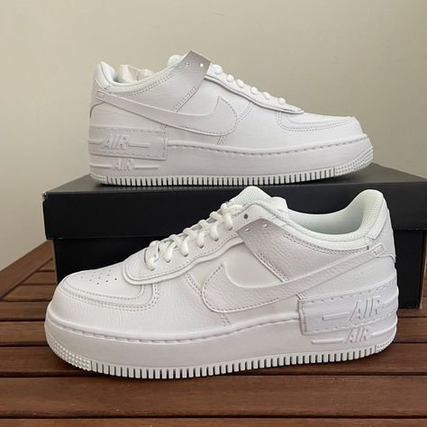 Brand New Nike Air Force 1 Shadow Size W9 *********** Please Take A Close Look Of All Pics And Video, You Will Get The Exact Pair Of Shoes Displayed In Pics. All Sales Are Final And I Don’t Accept Return! Thank You! Nike Roche, Nike Cortez Leather, Shoes Nike Air Force, Nike Air Force 1 Shadow, Nike Air Max Excee, Air Force 1 Shadow, New Nike Air Force, Nike Classic Cortez, Pretty Shoes Sneakers