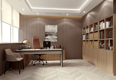 Modern classic CEO office interior on Behance Office Cabin Design Interior Modern, Ceo Office Interior, Olive Office, Ceo Office Design Luxury Modern, Ceo Office Design Luxury, Boss Cabin, Lawyer Office Interior, Lawyer Office Design, Ceo Office Design