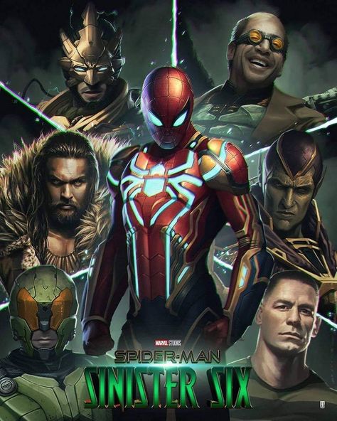 Sinister 6, The Sinister Six, Kraven The Hunter, Spiderman Movie, Marvel Superhero Posters, Marvel Artwork, Spiderman Pictures, New Avengers, Marvel Comics Wallpaper