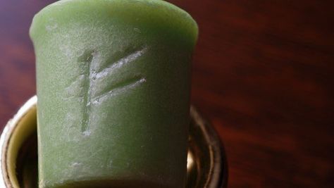 Carving a rune into your candle can help make your spell more powerful. The rune Fehu represents wealth. Witchcraft Candles, Types Of Magic, Candle Magick, Candle Carving, Wicca Witchcraft, Candle Spells, Candle Magic, Positive Change, Beginners Guide